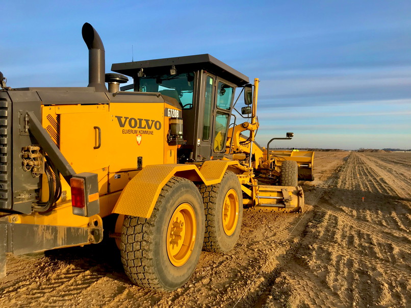 Równiarka VOLVO roadworks